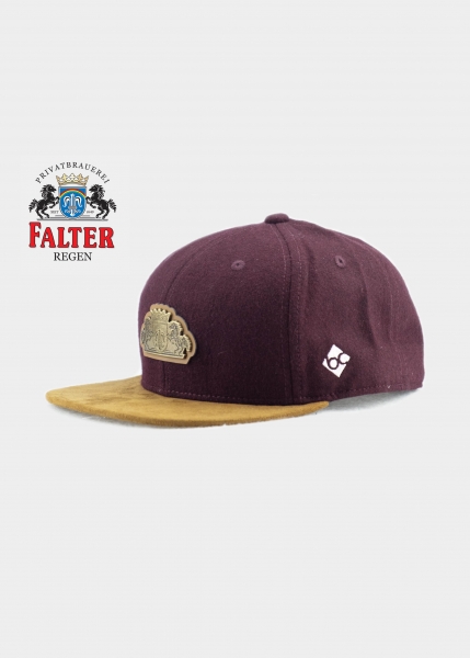 "Falter" - dunkelrot (Snapback)